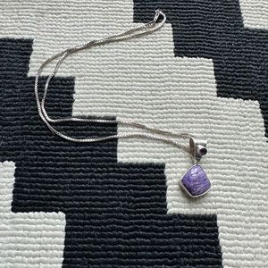 Sterling silver necklace and chain